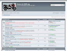 Tablet Screenshot of forum.cbr1000f.org